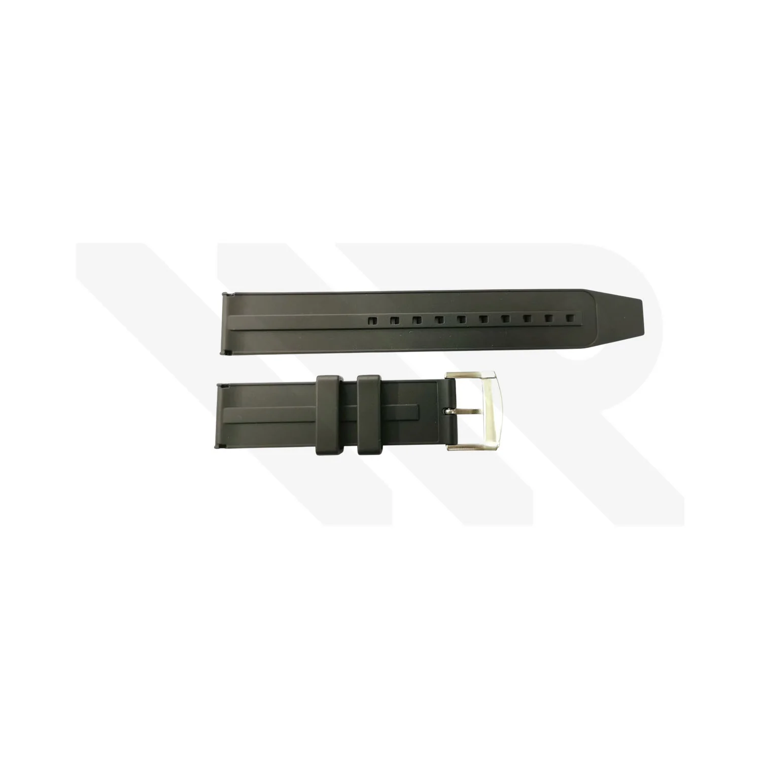 Universal Rubber Strap Compatible with 20mm Lug Width Citizen Watches (Black) - Image 2