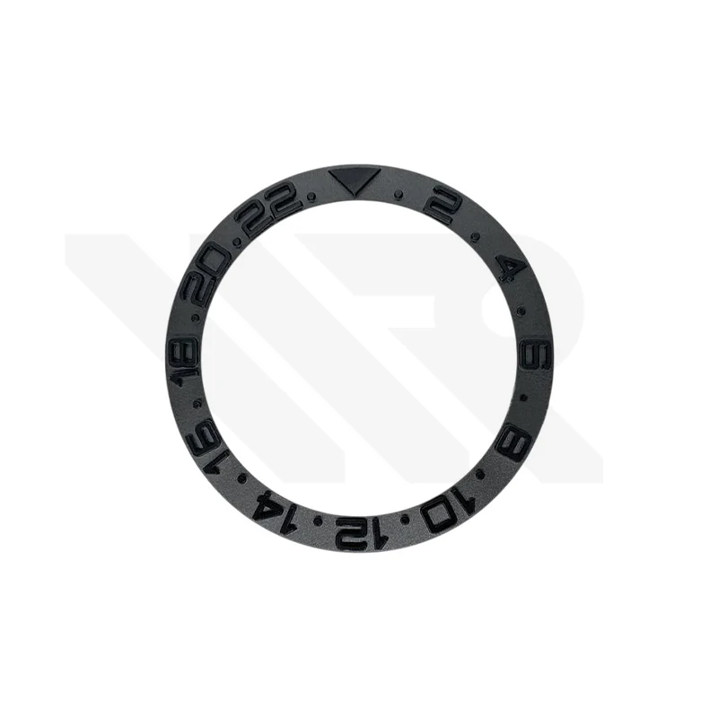 YM Style GMT-24 Ceramic Sloped Bezel Insert for SKX/SRPD: Black