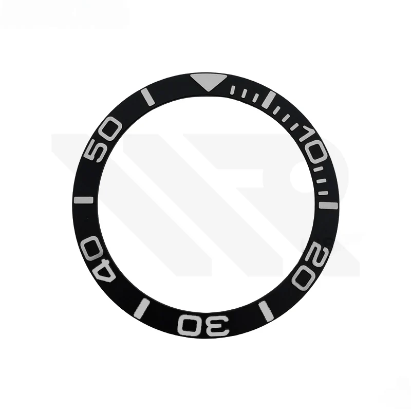 YM Aluminium Sloped Bezel Insert for SKX/SRPD - Black/Silver