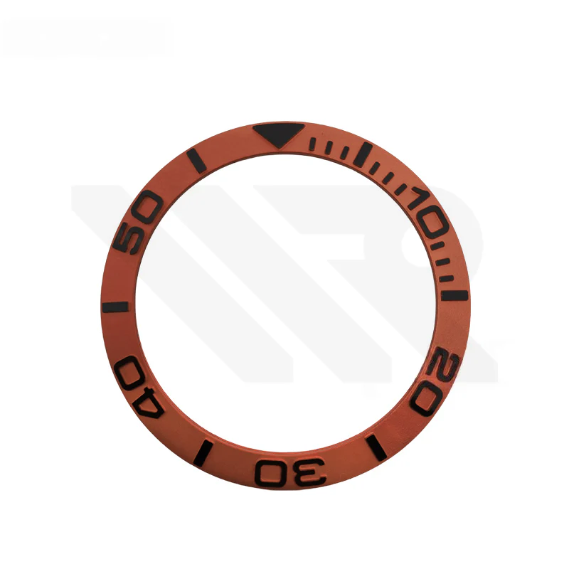 YM Aluminium Sloped Bezel Insert for SKX/SRPD - Orange/Black
